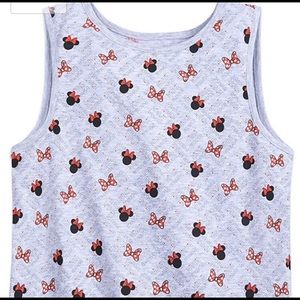 Minnie Mouse Disney bows tank top XL EUC